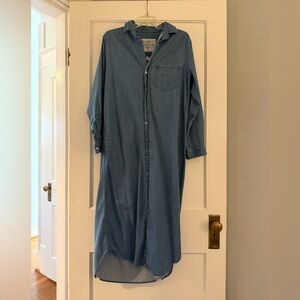 Frank & Eileen denim shirt dress, size Medium, like new